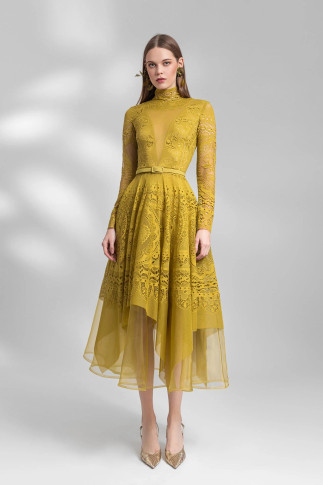 Lace Midi  Dress
