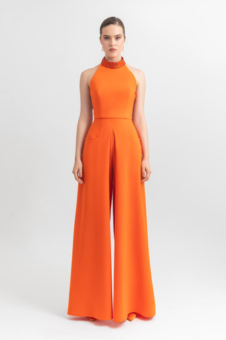 Halter Top and Crepe Pants