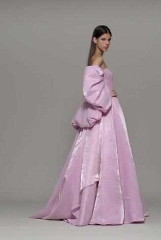 Alfianello Off Shoulder Gown