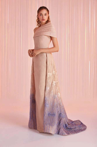 One Shoulder  Gown
