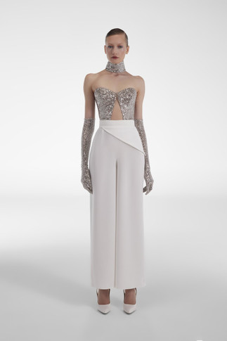 Strapless Top with Pants