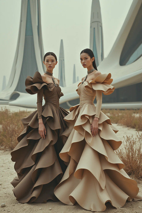 Reon Sculpt Gown