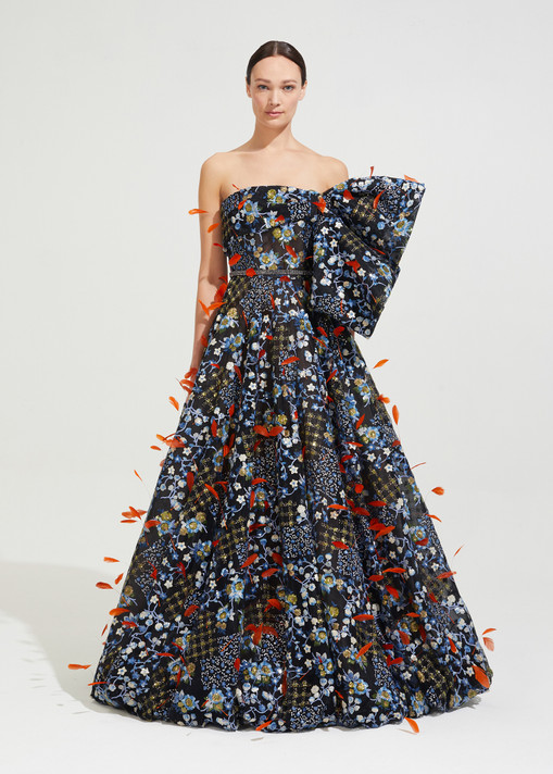 Ascella Strapless Gown