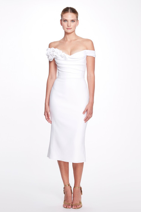 Crepe Cocktail Tea Dress