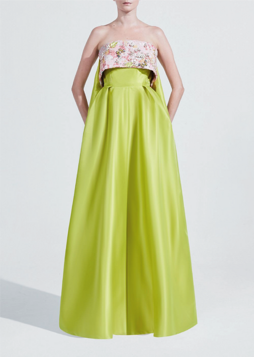 Miki Chartreuse Gown