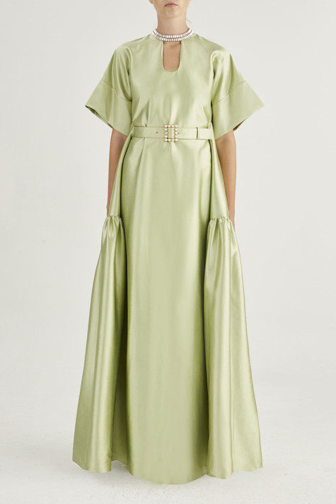 Sylvia Short Sleeve Gown