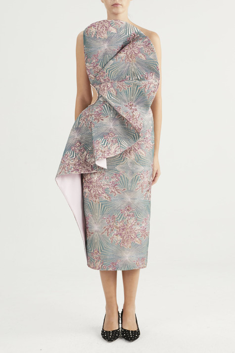 Pearl Brocade Dress