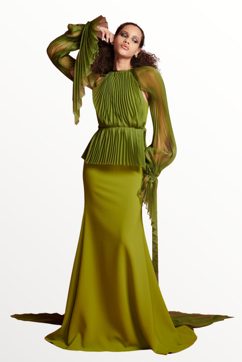 Siren Crepe Gown