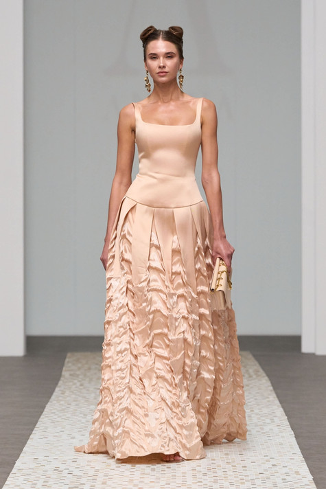 Alexa Jacquard Gown
