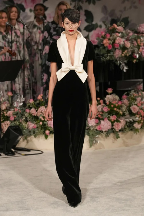Velvet Bow Gown