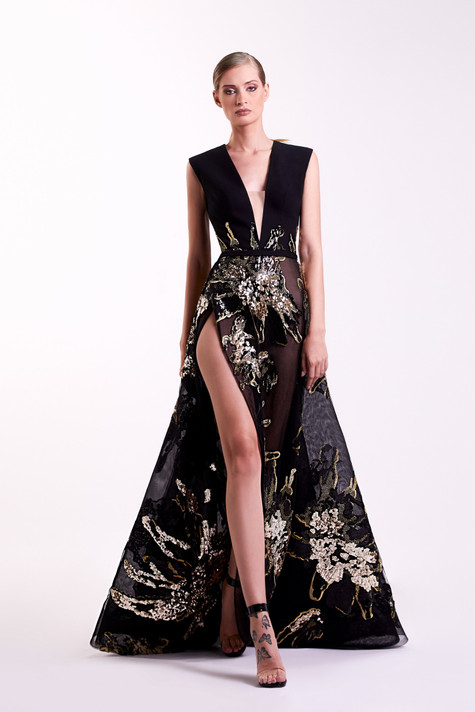High Side Slit Gown