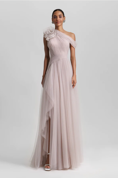One-Shoulder Long Dress