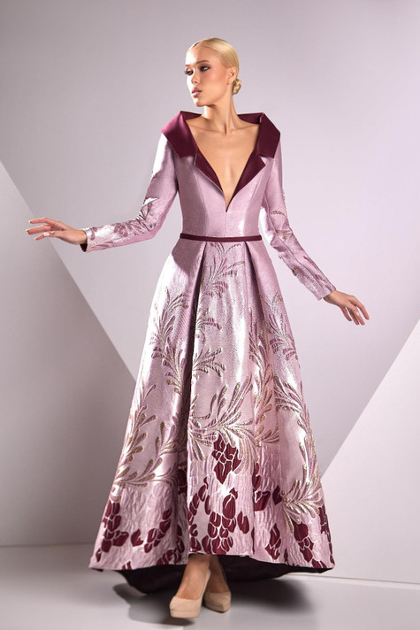 Jacquard Gown