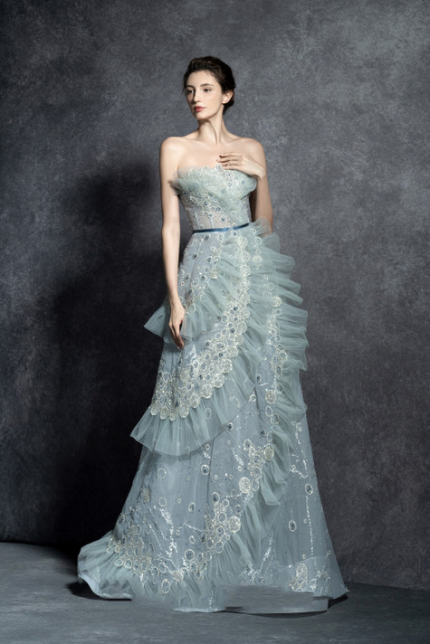 Elaine Strapless Gown
