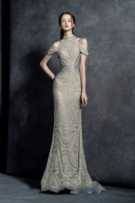 Zora Embellished Gown