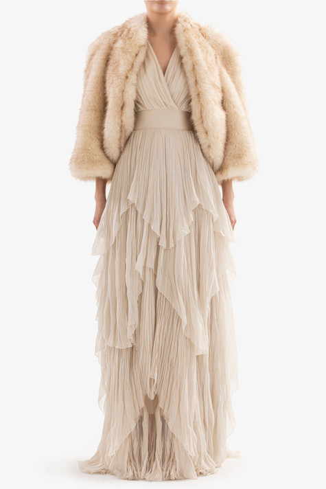 Muslin Gown with Jacket