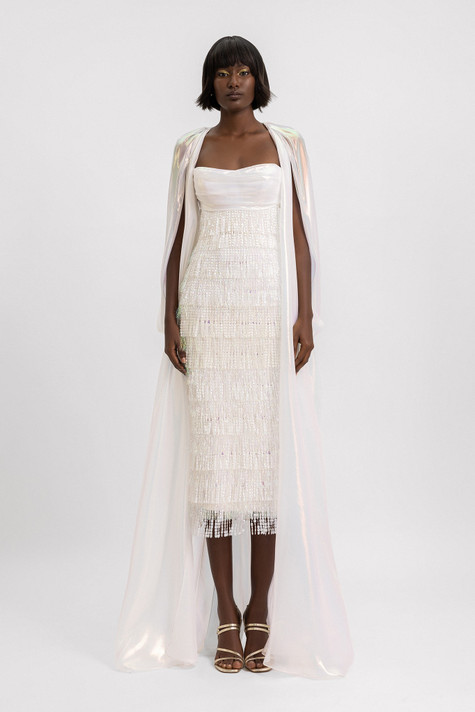 Sequins Tasseled Dress