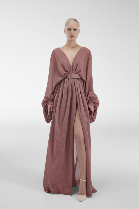 Glitter Jersey Gown
