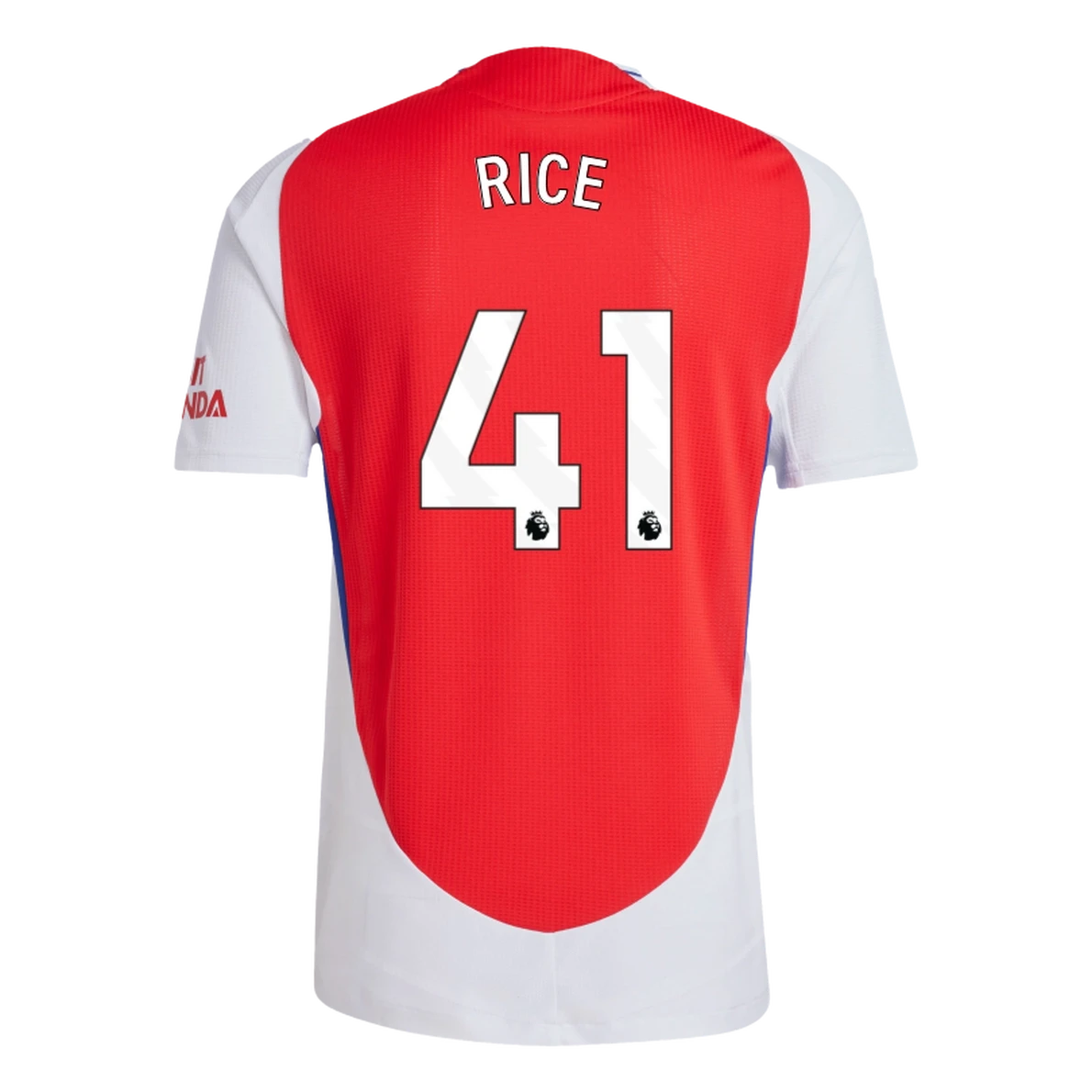 RICE #41 Arsenal 24/25 Authentic Men's Home Shirt - PL Font