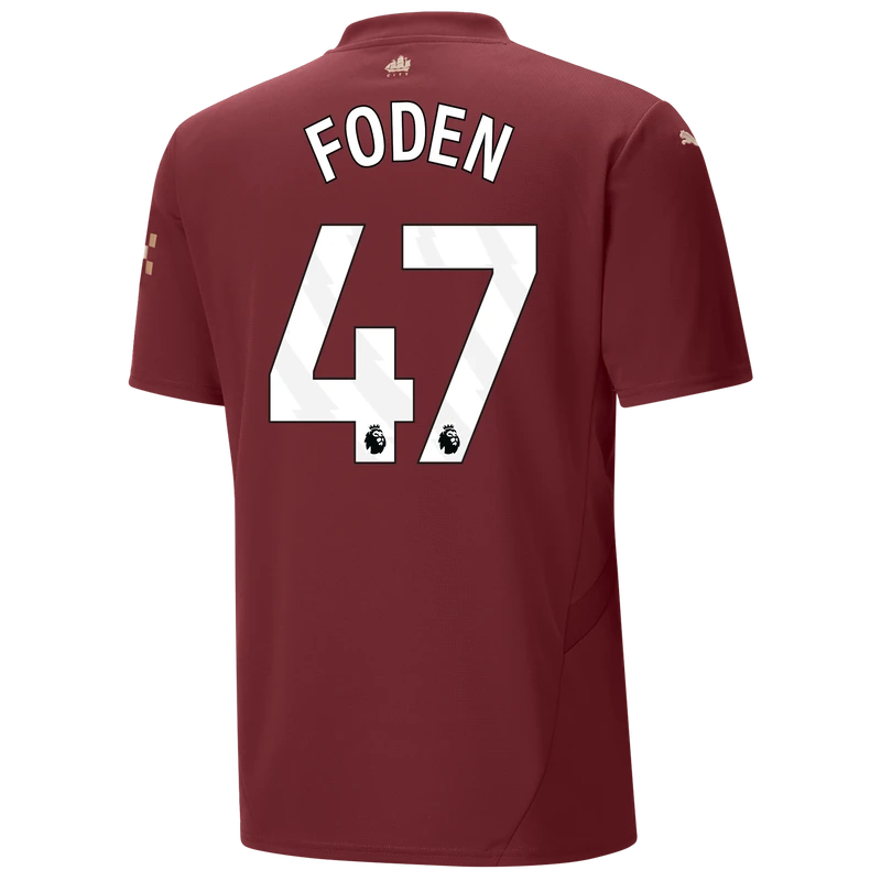 FODEN #47 Manchester City 24/25 Stadium Men's Third Shirt - PL Font