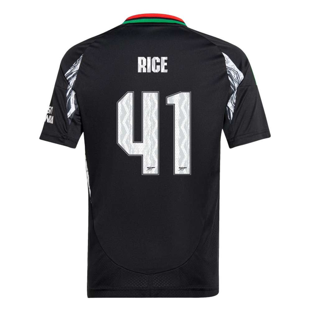 RICE #41 Arsenal 24/25 Kid's Away Shirt and Shorts - Arsenal Font