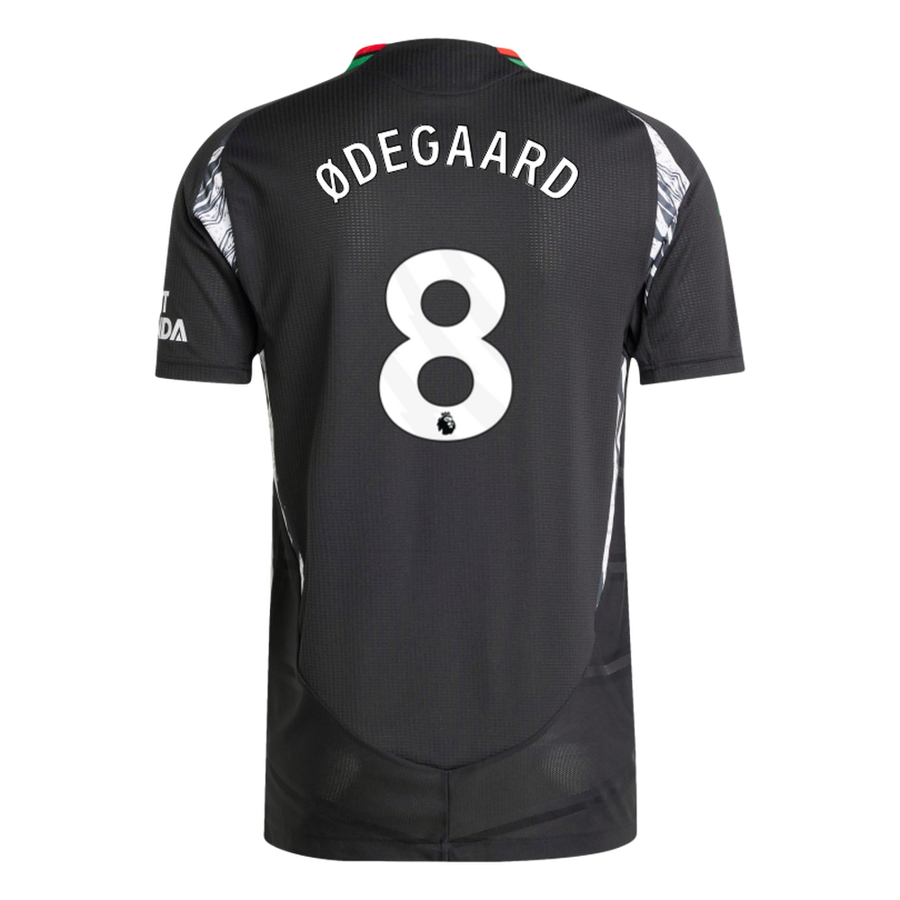 ØDEGAARD #8 Arsenal 24/25 Authentic Men's Away Shirt - PL Font