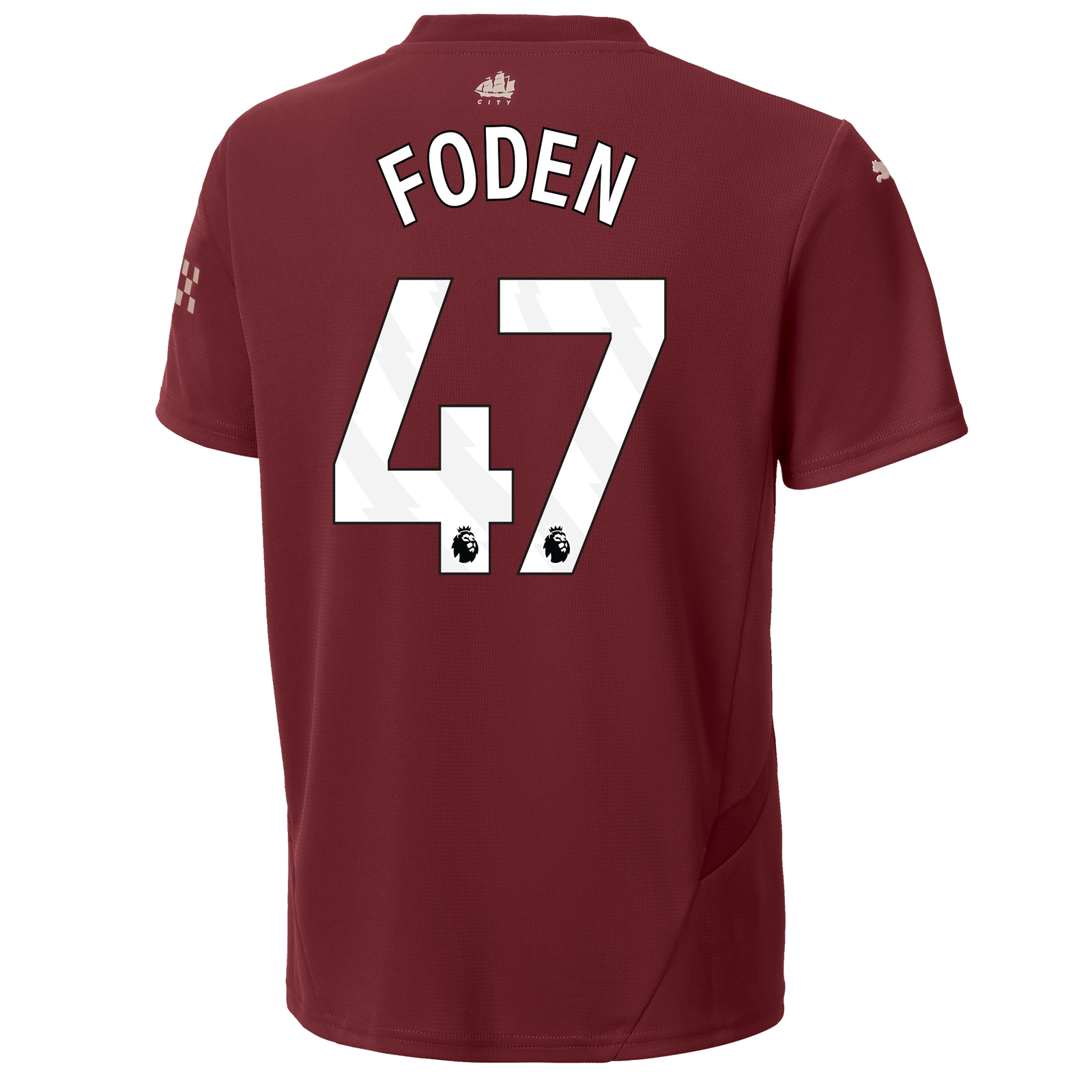 FODEN #47 Manchester City 24/25 Kid's Third Shirt and Shorts - PL Font