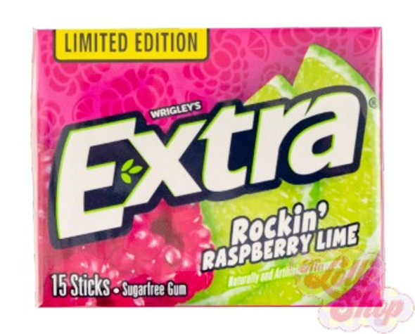 Extra Rockin' Raspberry Lime 15 Sticks