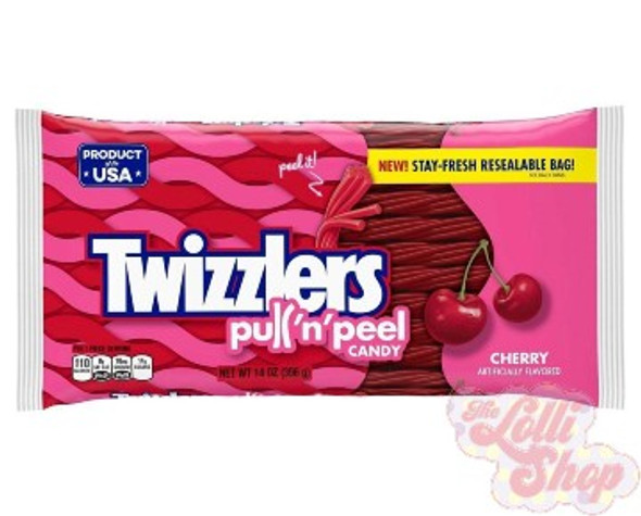 Twizzlers Pull 'n' Peel Cherry 396g Twizzlers Pull 'n' Peel Cherry 396g