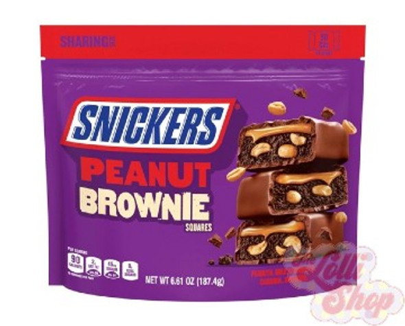 Snickers Peanut Brownie Sharing Bag 187g