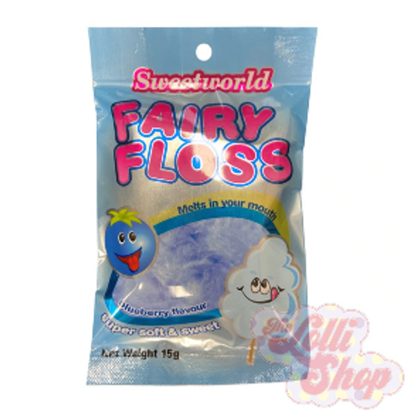 Sweetworld Fairy Floss Blueberry 15g