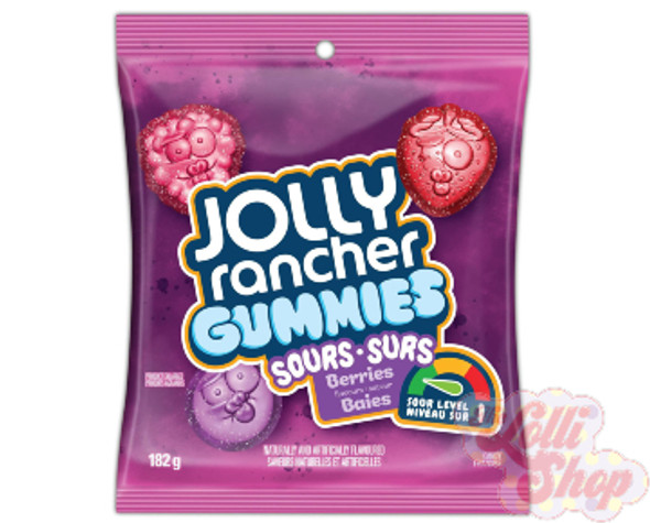 Jolly Rancher Gummies Sours Surs Berries 182g