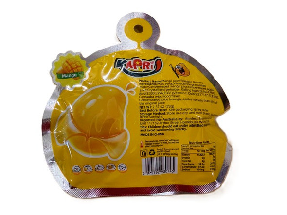 Kapri Peelable Gummy Mango 73g