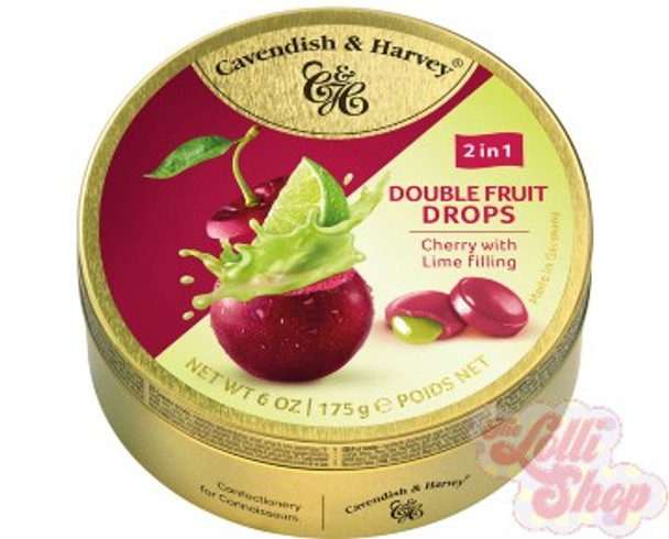 Cavendish & Harvey Duo Cherry & Lime 175g