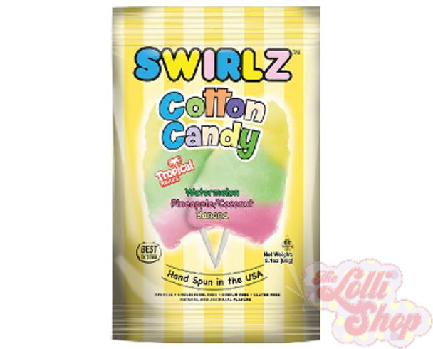 Swirlz Tropical Cotton Candy 88g