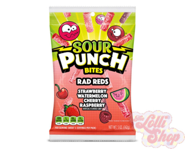 Sour Punch Bites Rad Reds 142g