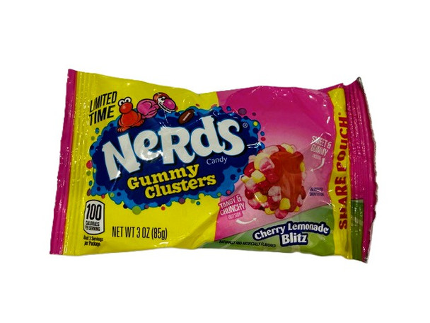 Nerds Gummy Clusters Cherry Lemonade Blitz 85g