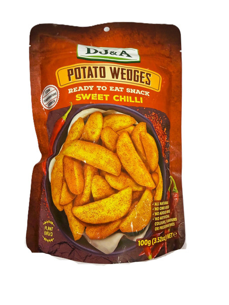 DJ&A Potato Wedges Sweet Chilli 100g