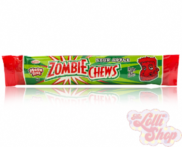 Zombie Chews Sour Apple 28g