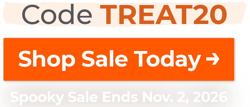 Halloween Sale 20% Off shop sale today