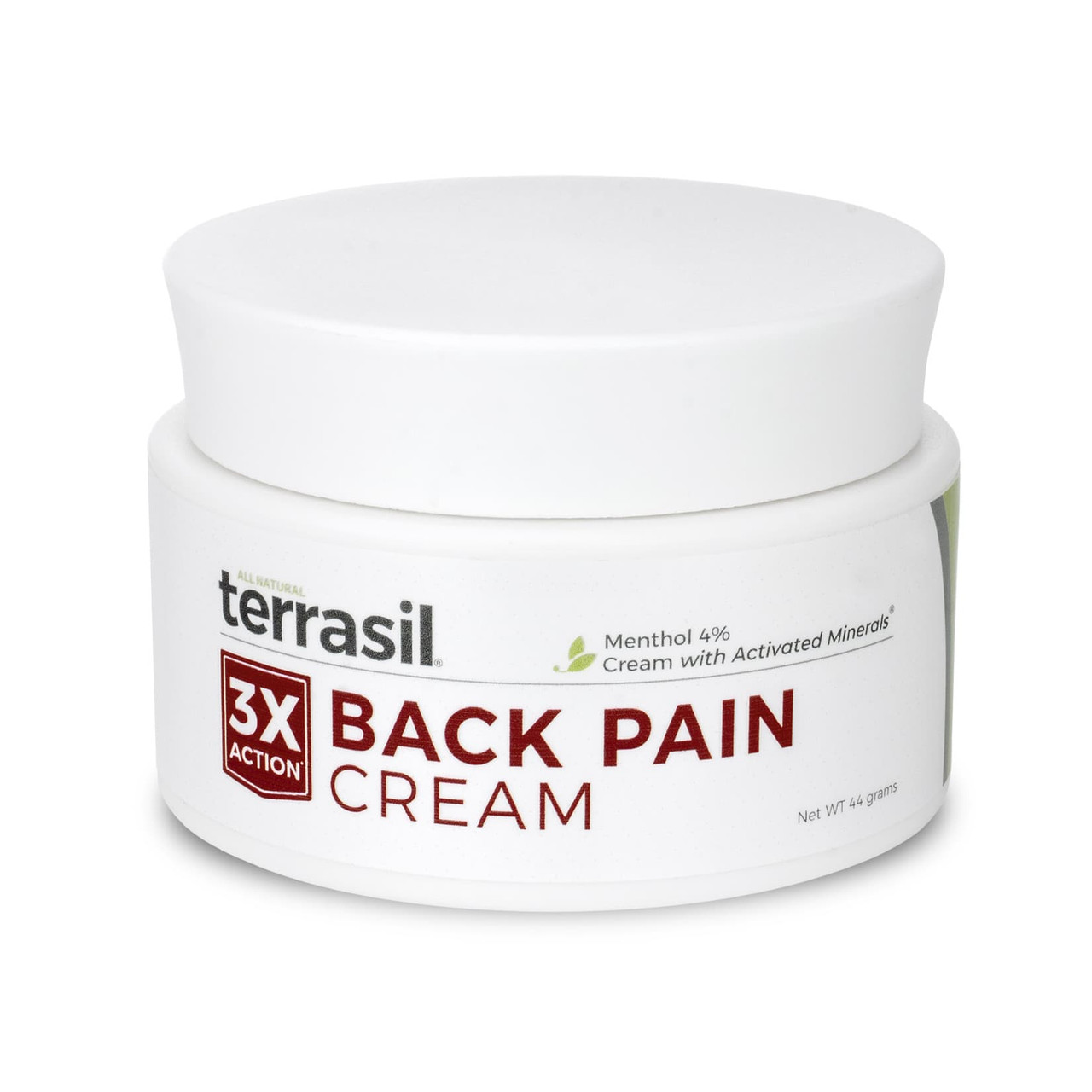 terrasil® Back Pain Relief Cream Easy Open Cap