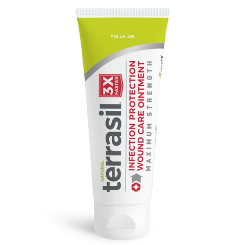 Terrasil Infection-Protection Wound Care Ointment MAX 50 Gram Tube