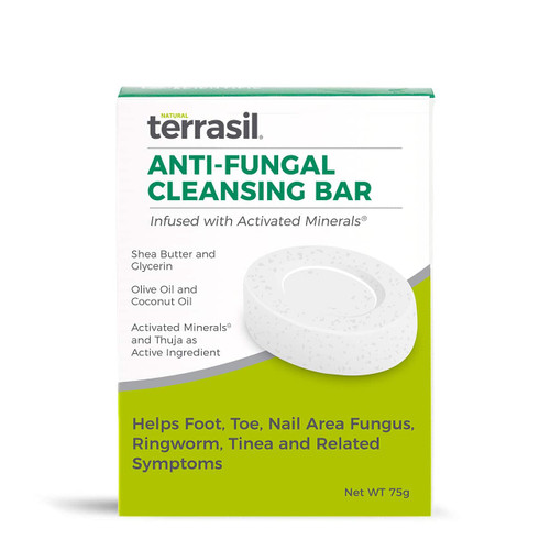 terrasil Anti-Fungal Cleansing Bar, 75 gram soap