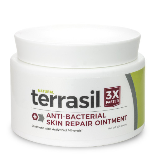 terrasil Anti-Bacterial Skin Repair Ointment, 200 gram jar