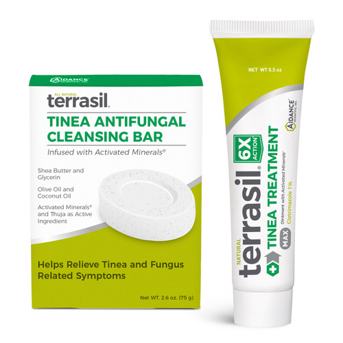 terrasil Serious Tinea Treatment, 0.5oz (14 gram) ointment and soap kit