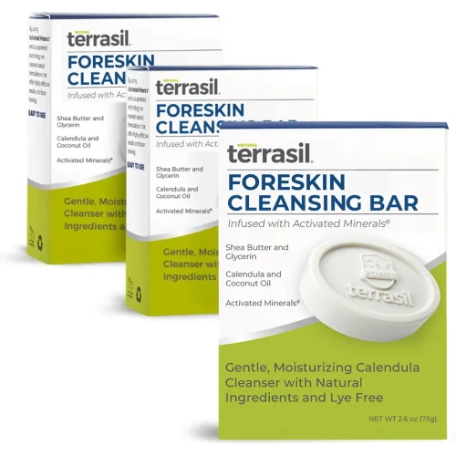 terrasil foreskin cleansing bar 3-pack
