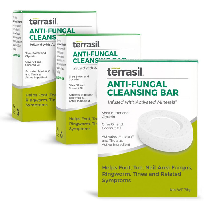 terrasil antifungal soap 3-pack
