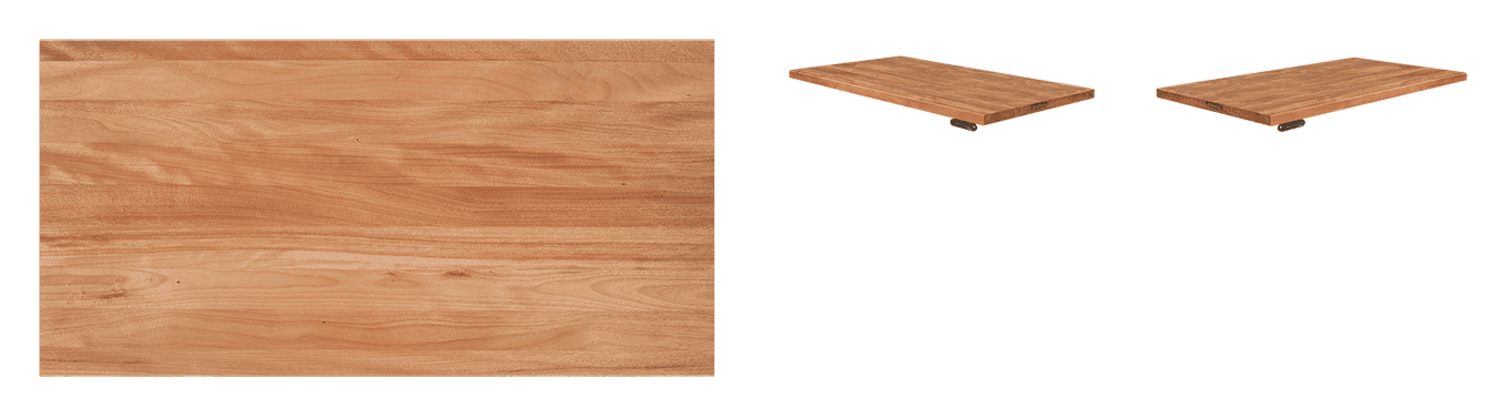 african mahogany solid wood desktop