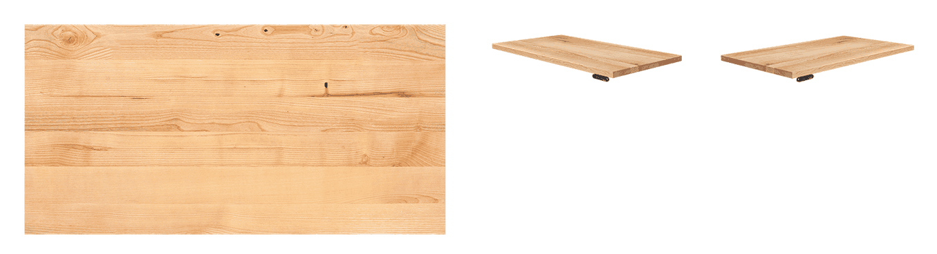 natural ash solid wood desktop