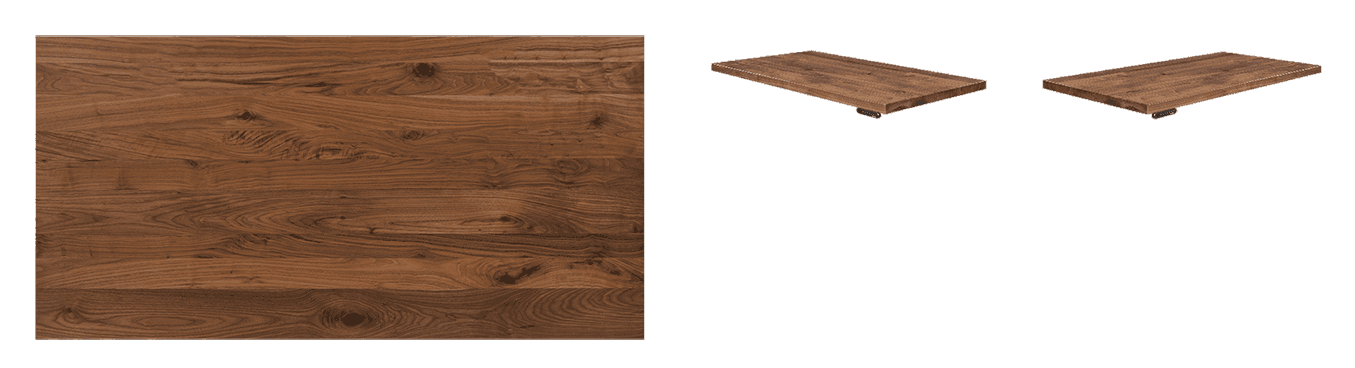 walnut solid wood desktop